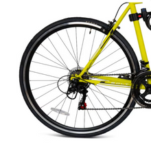 Load image into Gallery viewer, Mogoo Bolt 22-Inch Road Bike | 22-Inch Wheel Size | Adjustable Seat | Shimano Gears | For Adults |Yellow Color
