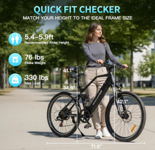 تحميل الصورة إلى عارض المعرض، Windhorse F3 Electric Stylish City E Bike 48V15.6 Ah (Removable)450W
