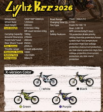 تحميل الصورة إلى عارض المعرض، 2026 NEW Surron Light Bee X Electric Bike-Upgraded 10kw motor and Battery 72V 35Ah
