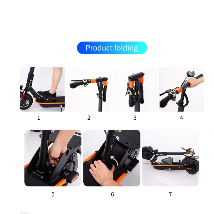 New J01 Electric scooter 48V 8Ah Removable Battery Version- 500W