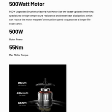 تحميل الصورة إلى عارض المعرض، MTB Electric Bike M520 29&quot; With 48V 14Ah LG Battery 500W
