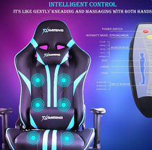 تحميل الصورة إلى عارض المعرض، AM503 Ultimate Gaming and Massage Chair with Bluetooth Speaker and Footrest

