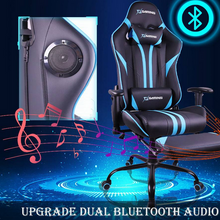 تحميل الصورة إلى عارض المعرض، AM503 Ultimate Gaming and Massage Chair with Bluetooth Speaker and Footrest
