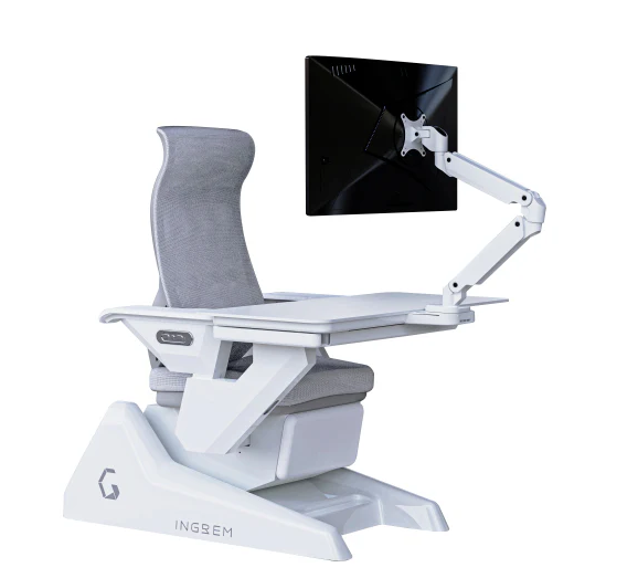 G-LitG-Lite Pro Gamer Display Station with Zero Gravity and Electric Leg Holdere Pro Gamer Display Station
