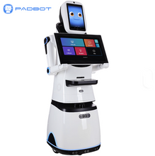 Load image into Gallery viewer, PadBot X3 Dual-Screen Showroom &amp; Reception Robot For Government and Private sector offices
