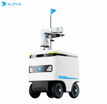 Load image into Gallery viewer, Alpha Robotics Waterproof Delivery Robot – Pizza, Coffee, Burgers For Malls Airports Hotels Golf clubs Theme parks
