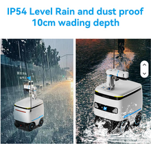 Load image into Gallery viewer, Alpha Robotics Waterproof Delivery Robot – Pizza, Coffee, Burgers For Malls Airports Hotels Golf clubs Theme parks

