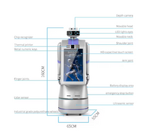 Load image into Gallery viewer, AI Humanoid Mall Bank Intelligent Welcome Reception Service Robot
