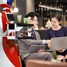 Load image into Gallery viewer, Restaurant Hotel Food Service Intelligent  Smart  Delivery Robot
