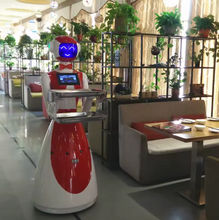 Load image into Gallery viewer, Restaurant Hotel Food Service Intelligent  Smart  Delivery Robot
