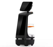 Load image into Gallery viewer, Intelligent Autonomous Commercial Reception Robot for Hotels Smart Chat gpt Humanoid Advertising Guide Rail App-Controlled Video
