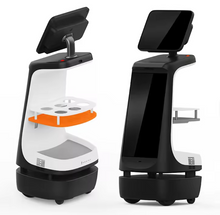 Load image into Gallery viewer, Intelligent Autonomous Commercial Reception Robot for Hotels Smart Chat gpt Humanoid Advertising Guide Rail App-Controlled Video
