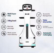 Load image into Gallery viewer, AI Food Delivery &amp; Service Robot – Smart Hospitality Robot for Restaurants &amp; Hotels
