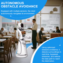 Load image into Gallery viewer, 6-Axis Intelligent Waiter Robot – Advanced Delivery &amp; Service Automation for Restaurants and Malls
