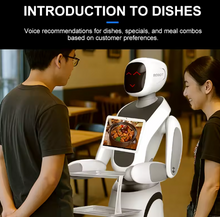 Load image into Gallery viewer, 6-Axis Intelligent Waiter Robot – Advanced Delivery &amp; Service Automation for Restaurants and Malls
