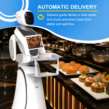 Load image into Gallery viewer, 6-Axis Intelligent Waiter Robot – Advanced Delivery &amp; Service Automation for Restaurants and Malls
