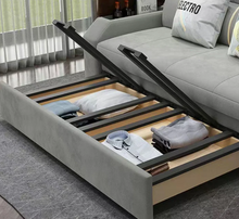 تحميل الصورة إلى عارض المعرض، Smart 2-in-1 Extendable Sofa Bed with Storage &amp; Bluetooth
