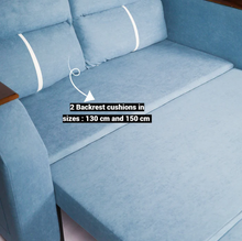 تحميل الصورة إلى عارض المعرض، Smart 2-in-1 Extendable Sofa Bed with Storage &amp; Bluetooth
