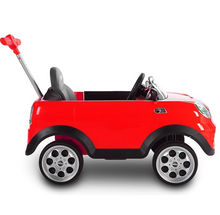 Load image into Gallery viewer, Rollplay MINI Cooper Push Car – Red,pink
