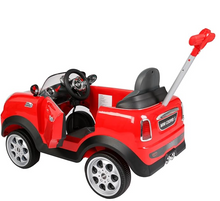 Load image into Gallery viewer, Rollplay MINI Cooper Push Car – Red,pink

