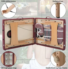 Load image into Gallery viewer, Portable Fitness Massage Table – Foldable Professional Massage Bed with Carry Bag
