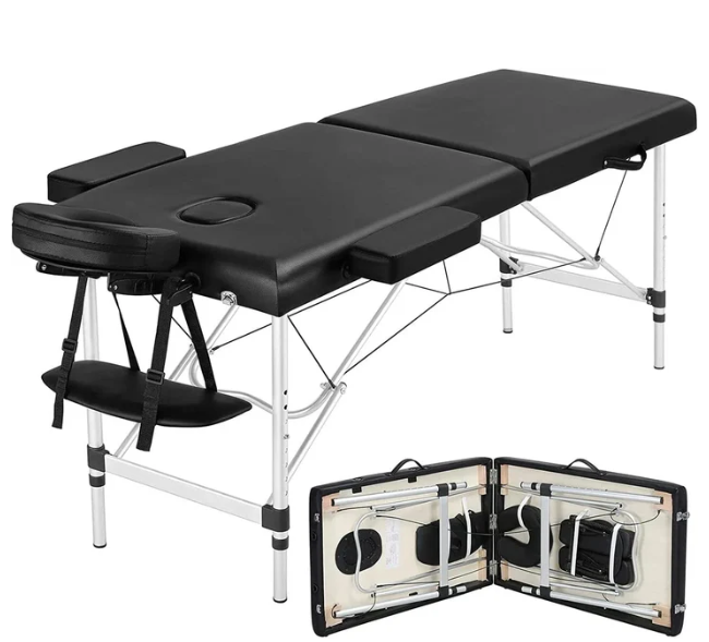 Portable Fitness Massage Table – Foldable Professional Massage Bed with Carry Bag