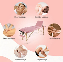 Load image into Gallery viewer, Portable Fitness Massage Table – Professional Foldable Massage Bed with Carry Bag
