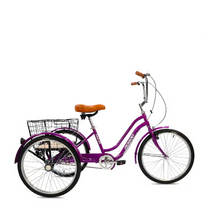تحميل الصورة إلى عارض المعرض، Mogoo Hauler Adult Tricycle – 24 Inch Utility Cargo Trike
