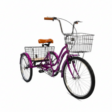 تحميل الصورة إلى عارض المعرض، Mogoo Hauler Adult Tricycle – 24 Inch Utility Cargo Trike
