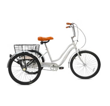 تحميل الصورة إلى عارض المعرض، Mogoo Hauler Adult Tricycle – 24 Inch Utility Cargo Trike
