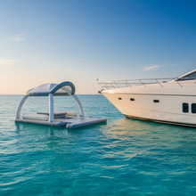 تحميل الصورة إلى عارض المعرض، Water Party Inflatable Sea Floating Dock Platform – Premium Floating Platform for UAE Waters
