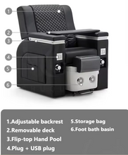 Load image into Gallery viewer, Commercial Pedicure Foot Spa Massage Chair– Luxury Comfort for Salons &amp; Homes
