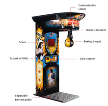 Load image into Gallery viewer, Coin Operated Game Room Equipment Amusement Park Trendy Sport Arcade Boxing Punch Machine
