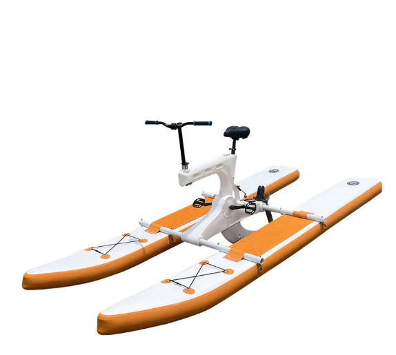 Floating Inflatable Hydro Waterbike Water Bicycle Bike Pedal Boats Floating Bicycle