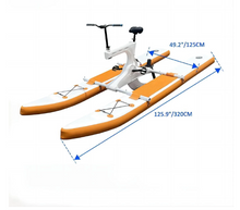 Load image into Gallery viewer, Floating Inflatable Hydro Waterbike Water Bicycle Bike Pedal Boats Floating Bicycle
