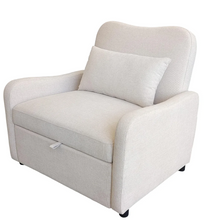 تحميل الصورة إلى عارض المعرض، Single Multifunctional Furniture 3-in-1 Chair – Sofa Bed, and Lounge Chair with Pillow
