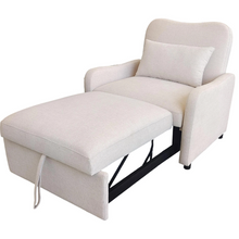 تحميل الصورة إلى عارض المعرض، Single Multifunctional Furniture 3-in-1 Chair – Sofa Bed, and Lounge Chair with Pillow
