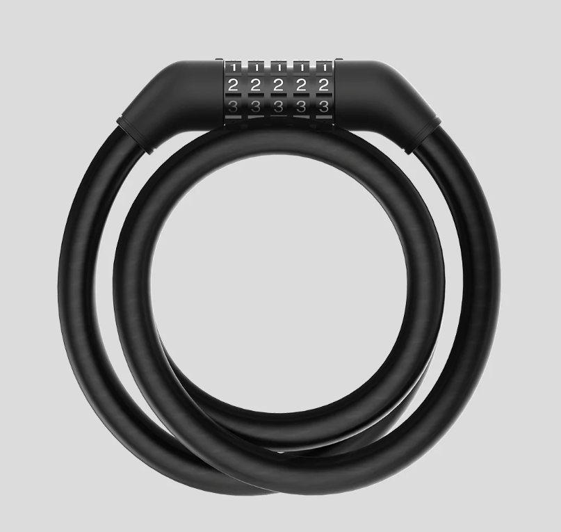 Xiaomi Electric Scooter E Bike Cable Lock with Five Digit High Secure Rust proof Eco Friendly Durable Comfortable Grip
