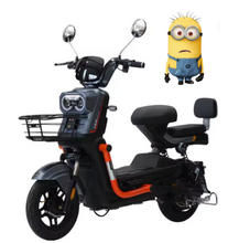 Load image into Gallery viewer, Electric Bike with Minions Eyes city Rider 2025 NEW  48V 20Ah 500W
