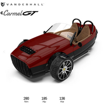 تحميل الصورة إلى عارض المعرض، Vanderhall Carmel Luxury Three-Wheel Roadster 185Hp 136Kw 280Nm 1.5L 4 Cylinder

