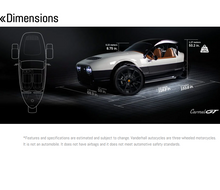 تحميل الصورة إلى عارض المعرض، Vanderhall Carmel Luxury Three-Wheel Roadster 185Hp 136Kw 280Nm 1.5L 4 Cylinder
