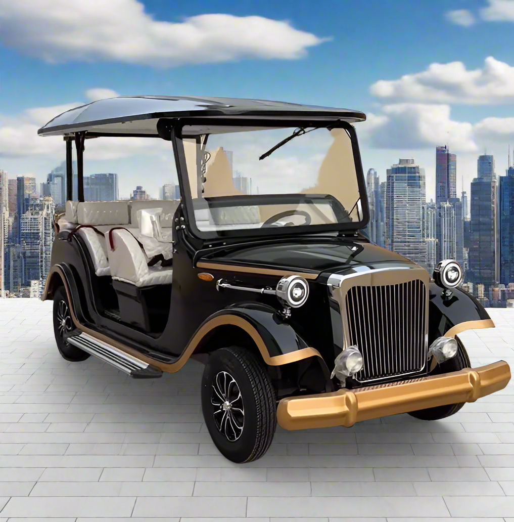 Classic Golf Cart Vintage Car Design-6 Seater