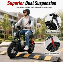 تحميل الصورة إلى عارض المعرض، Wind Horse D1 Electric Bike 750W 50KM Range 32KM Speed
