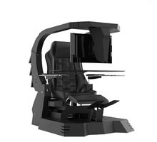 Load image into Gallery viewer, Ingrem 3-Monitor Electric Massage Gaming Chair &amp; Racing Cockpit
