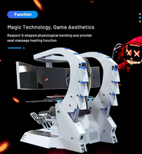 Load image into Gallery viewer, Ingrem 3-Monitor Electric Massage Gaming Chair &amp; Racing Cockpit
