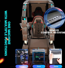 Load image into Gallery viewer, Ingrem 3-Monitor Electric Massage Gaming Chair &amp; Racing Cockpit
