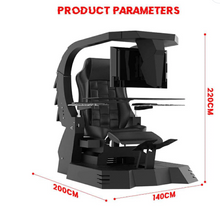 Load image into Gallery viewer, Ingrem 3-Monitor Electric Massage Gaming Chair &amp; Racing Cockpit
