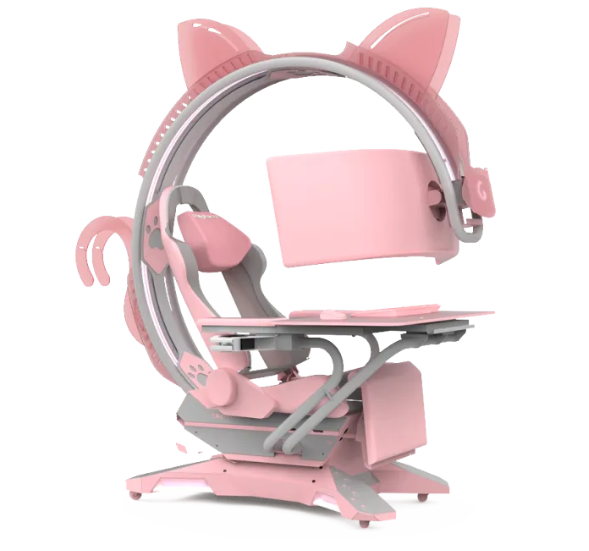 Ingrem XLL-PK Dragon Pink Computer Cockpit, e-sports integrated space capsule