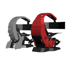 تحميل الصورة إلى عارض المعرض، Zero Gravity Recline, Heat Massage, RGB LED, and Foot Rest - Ultimate PC Gamer Chair
