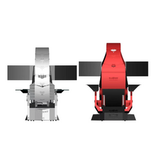 تحميل الصورة إلى عارض المعرض، Zero Gravity Recline, Heat Massage, RGB LED, and Foot Rest - Ultimate PC Gamer Chair
